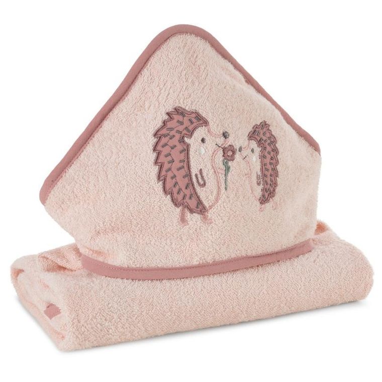 Eurofirany, ręcznik dziecięcy baby, 100-100 cm, różowy