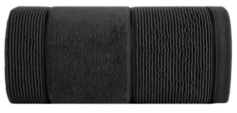 Eurofirany, ręcznik Emma, 30-50 cm, czarny