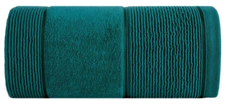 Eurofirany, ręcznik Emma, 70-140 cm, ciemnoturkusowy