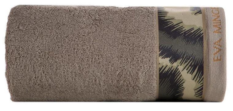 Eurofirany, ręcznik Eva, 30-50 cm, ciemnobeżowy