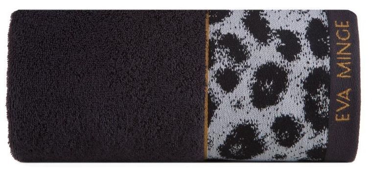 Eurofirany, ręcznik Eva, 30-50 cm, czarny