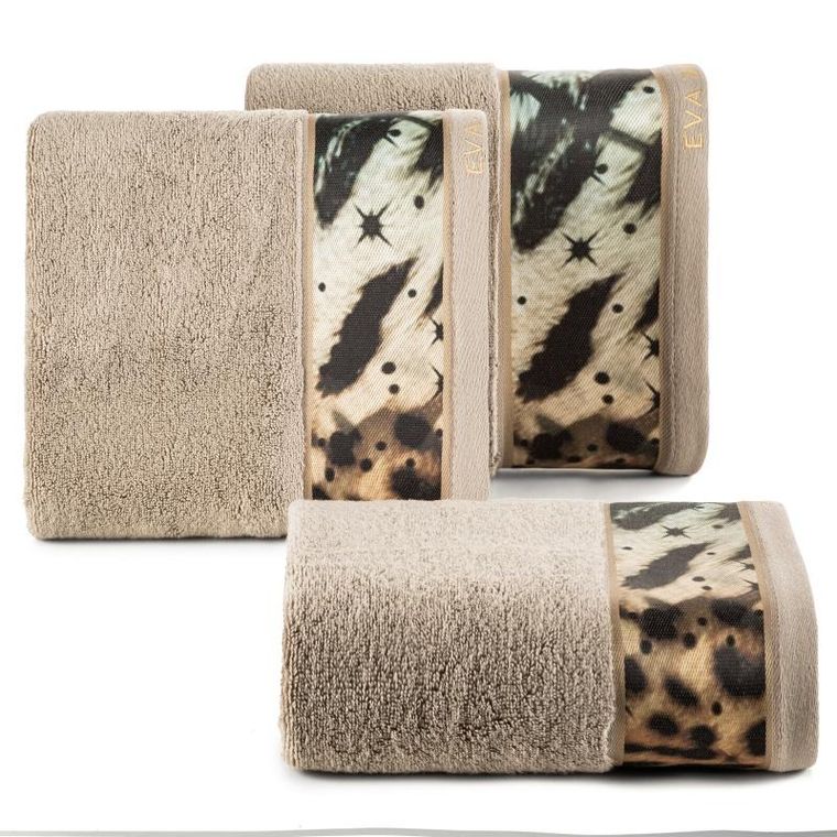 Eurofirany, ręcznik Eva, 50-90 cm, beżowy