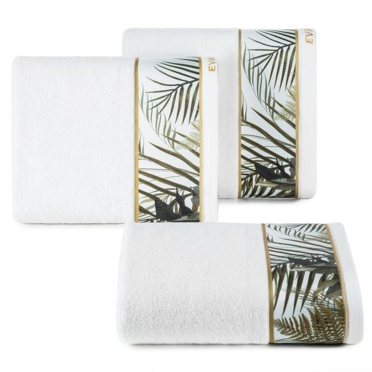 Eurofirany, ręcznik Eva, 50-90 cm, biały