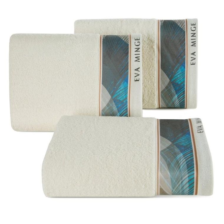 Eurofirany, ręcznik, Eva, 70-140 cm, kremowy