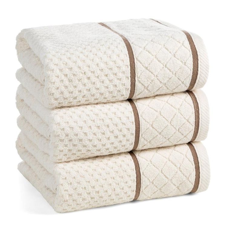 Eurofirany, ręcznik Favori, 30-50 cm, kremowy