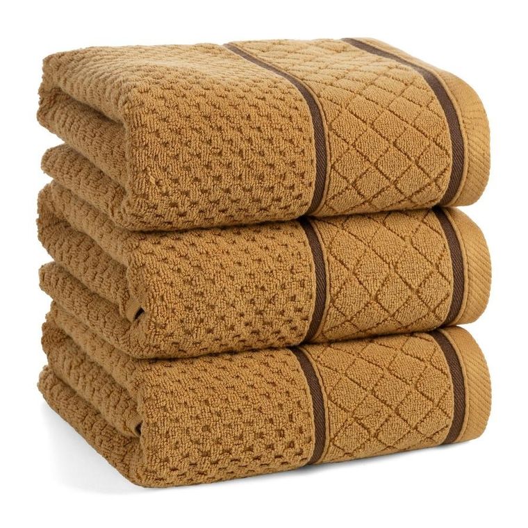 Eurofirany, ręcznik Favori, 30-50 cm, miodowy