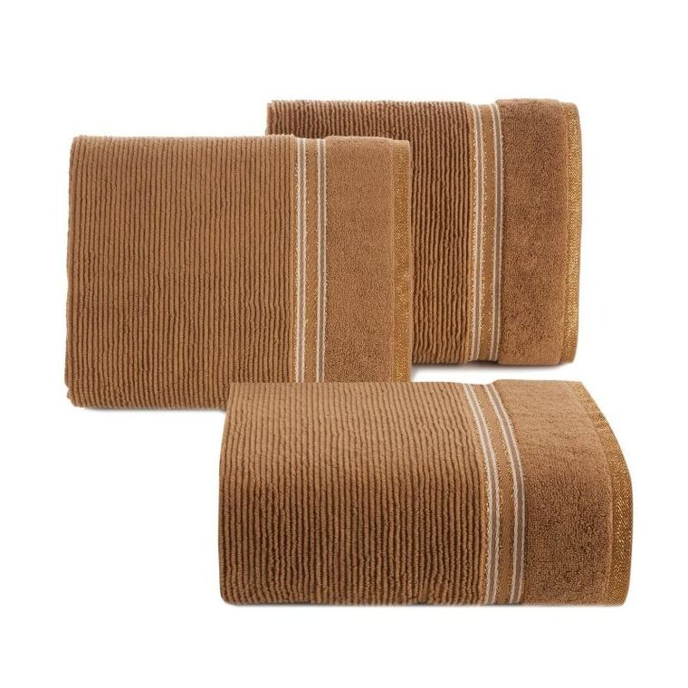 Eurofirany, ręcznik, Filon, 30-50 cm, brązowy