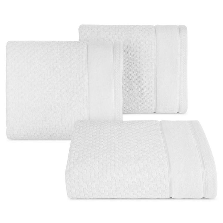 Eurofirany, ręcznik Frida, 70-140 cm, biały