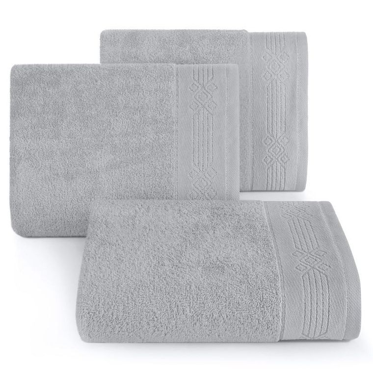 Eurofirany, ręcznik, Kamela, 50-90 cm, srebrny