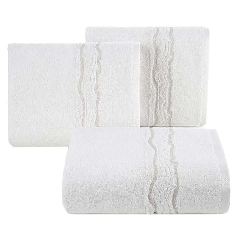 Eurofirany, ręcznik Karin, 50-90 cm, biały