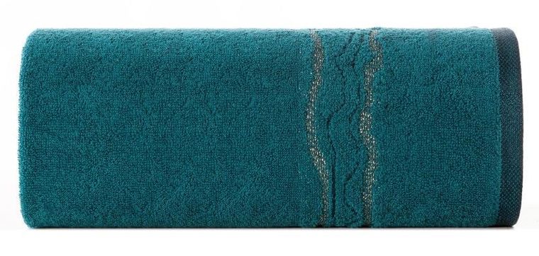 Eurofirany, ręcznik Karin, 50-90 cm, ciemnoturkusowy