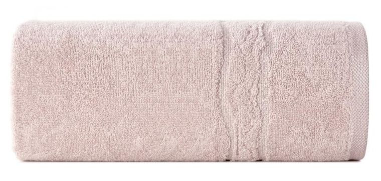 Eurofirany, ręcznik Karin, 50-90 cm, pudrowy róż