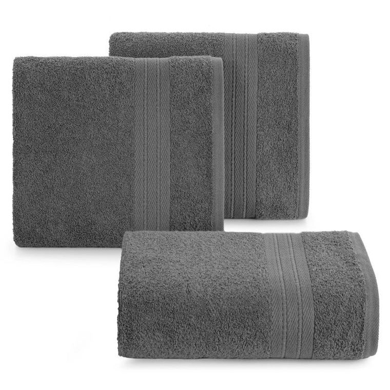 Eurofirany, ręcznik, Kaya, 30-50 cm, stalowy