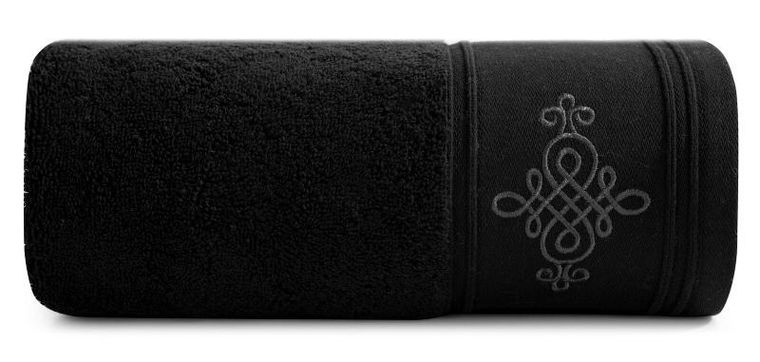 Eurofirany, ręcznik Klas, czarny