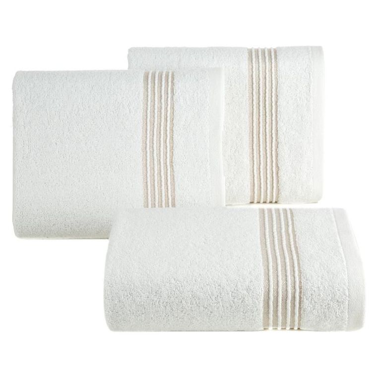 Eurofirany, ręcznik Lila, 50-90 cm, biały