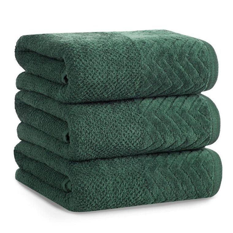 Eurofirany, ręcznik Loren, 70-140 cm, zielony