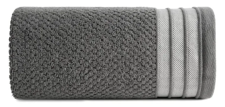 Eurofirany, ręcznik Madlen, 30-50 cm, stalowy