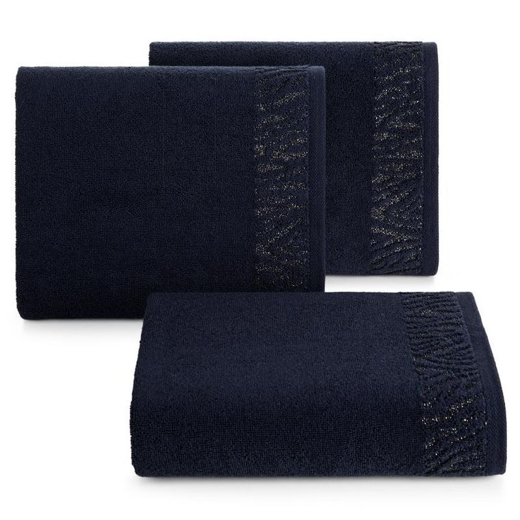 Eurofirany, ręcznik Margo, 30-50 cm, granatowy