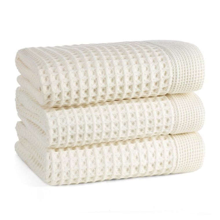 Eurofirany, ręcznik, Melo, 90-150 cm, kremowy