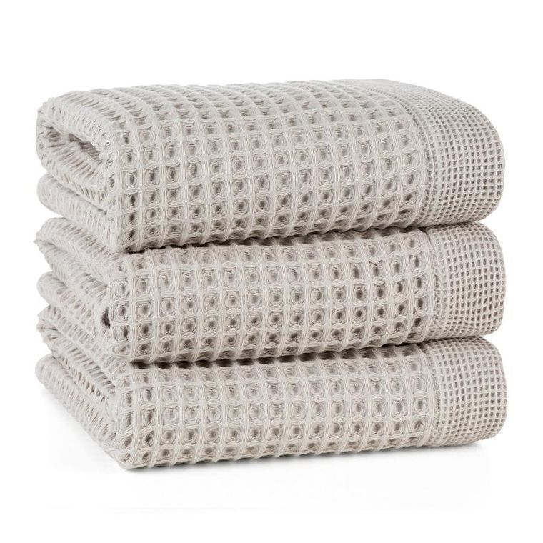 Eurofirany, ręcznik, Melo, 90-150 cm, srebrny