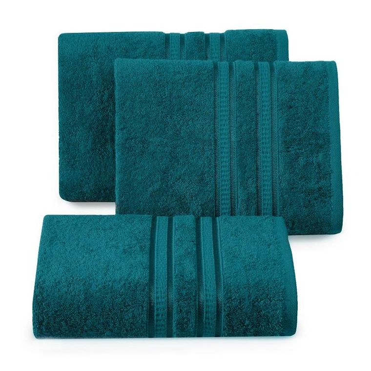 Eurofirany, ręcznik Mila, 70-140 cm, turkusowy