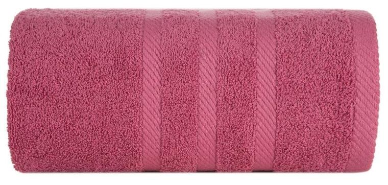 Eurofirany, ręcznik Milo, 100-150 cm, ciemnoróżowy