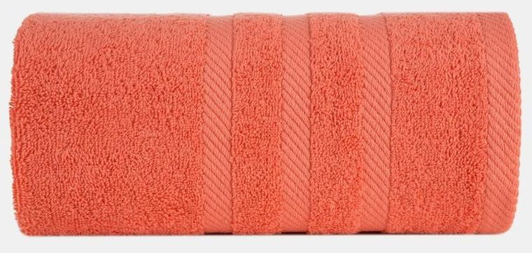 Eurofirany, ręcznik Milo, 100-150 cm, koralowy