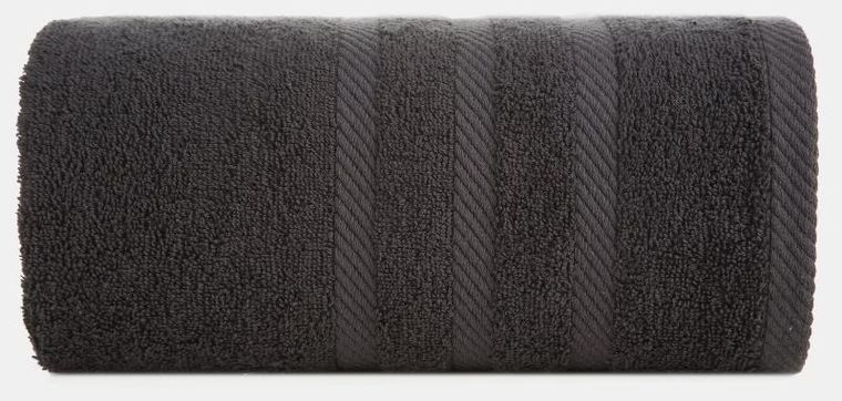 Eurofirany, ręcznik Milo, 50-90 cm, czarny