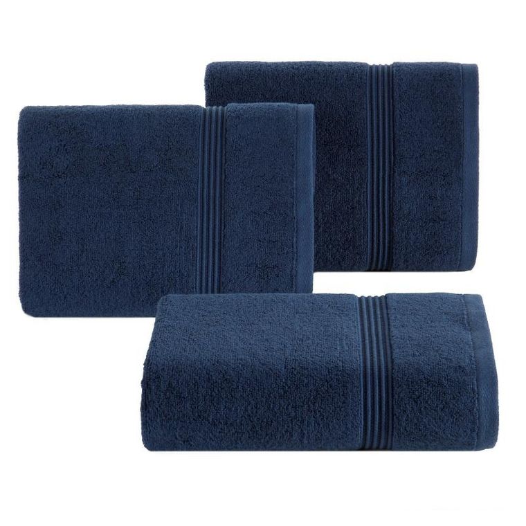 Eurofirany, ręcznik Molly, 30-50 cm, granatowy