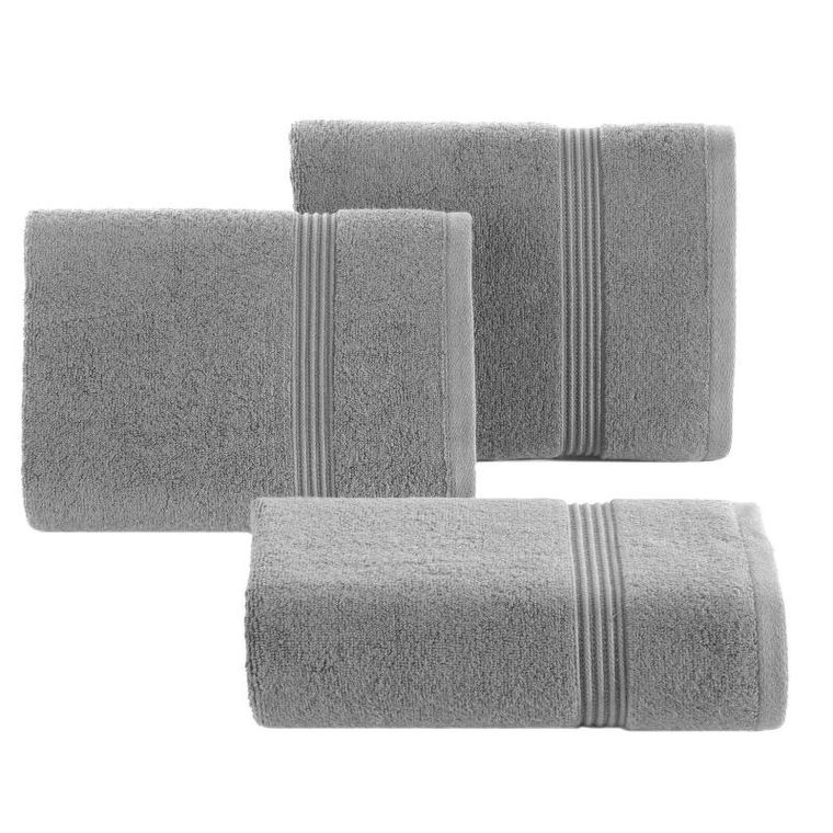 Eurofirany, ręcznik Molly, 30-50 cm, srebrny