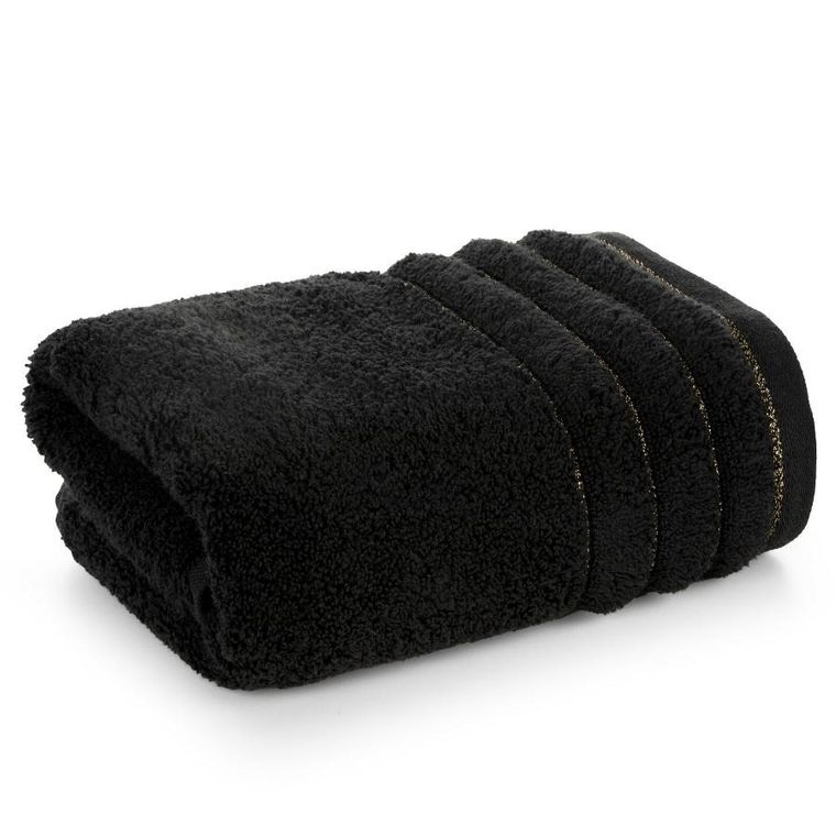 Eurofirany, ręcznik Nadine, 70-140 cm, czarny