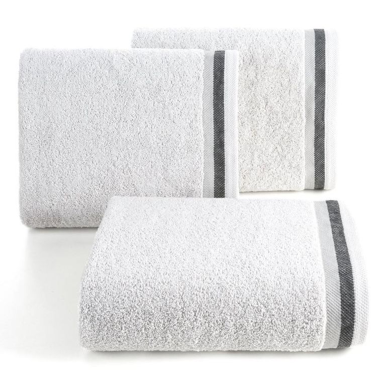 Eurofirany, ręcznik, Niko, 70-140 cm, jasnoszary