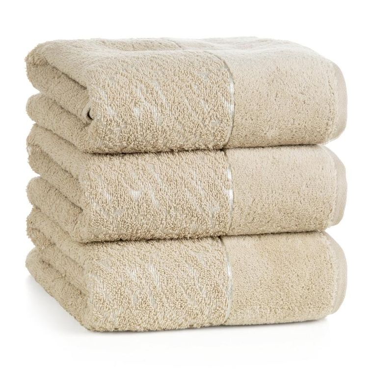 Eurofirany, ręcznik, Nola, 50-90 cm, beżowy