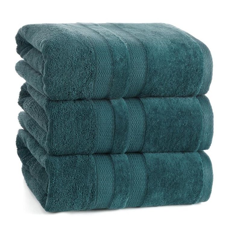 Eurofirany, ręcznik Porto, 30-50 cm, ciemnoturkusowy