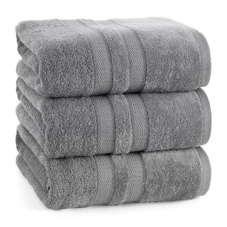 Eurofirany, ręcznik Porto, 30-50 cm, stalowy