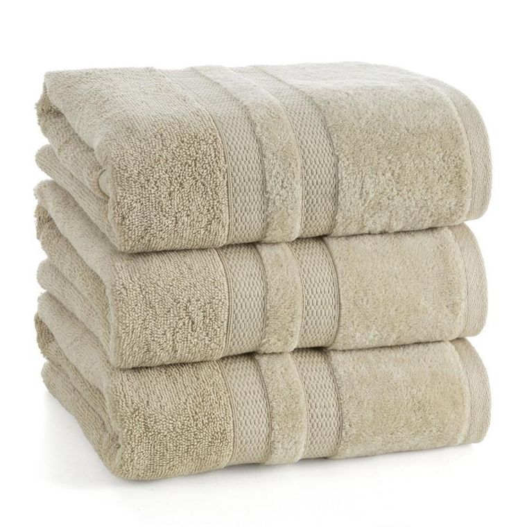 Eurofirany, ręcznik Porto, 50-90 cm, jasnobeżowy