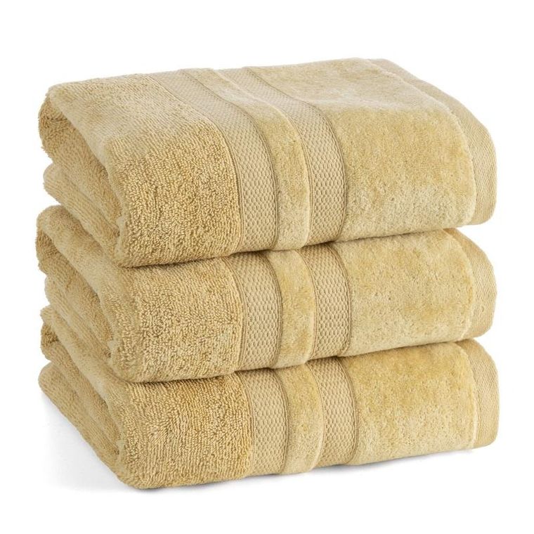 Eurofirany, ręcznik Porto, 50-90 cm, musztardowy