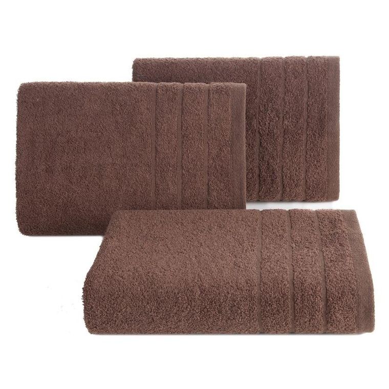 Eurofirany, ręcznik, Reni, 50-90 cm, brązowy