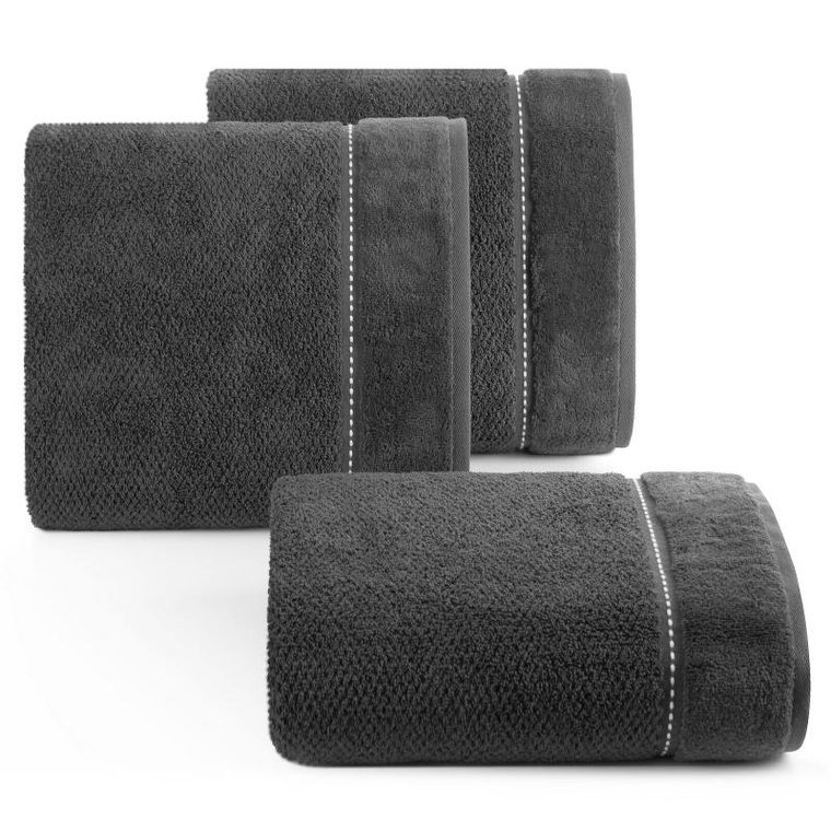 Eurofirany, ręcznik Salado, 70-140 cm, grafitowy