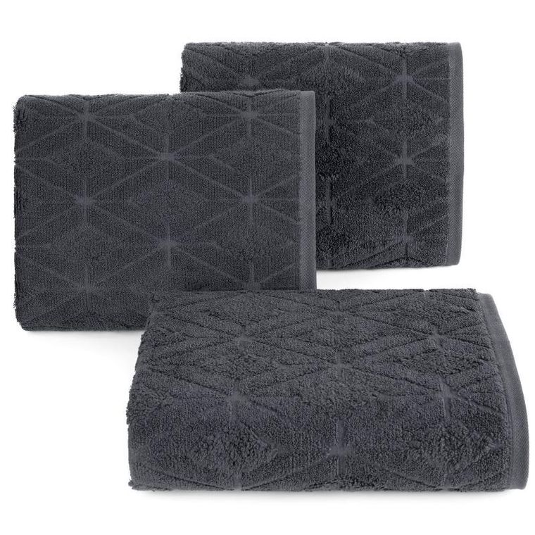 Eurofirany, ręcznik Sendi, 50-90 cm, stalowy