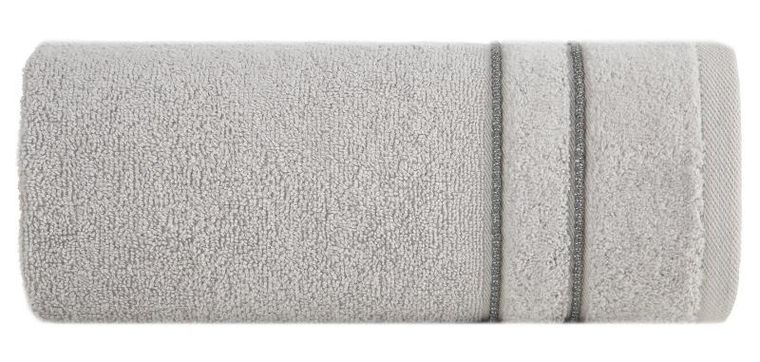 Eurofirany, ręcznik Sibel, 50-90 cm, srebrny