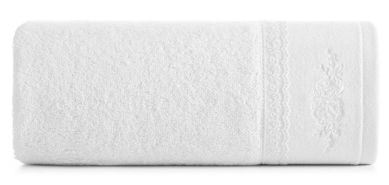 Eurofirany, ręcznik Sisi, 70-140 cm, biały