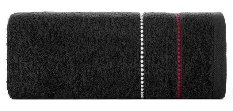 Eurofirany, ręcznik Suzi, 50-90 cm, czarny