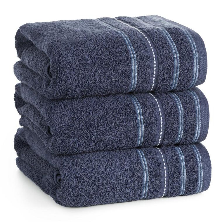 Eurofirany, ręcznik Vento, 30-50 cm, granatowy