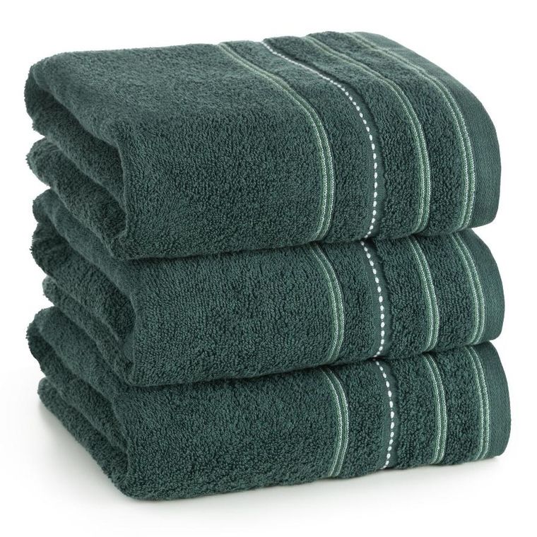 Eurofirany, ręcznik, Vento, 50-90 cm, ciemnozielony