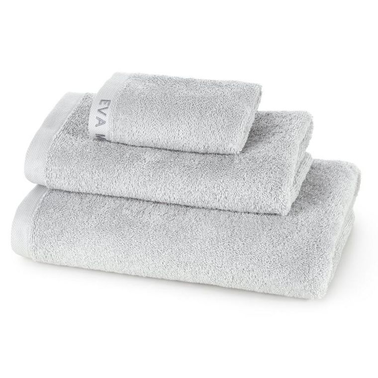 Eurofirany, ręcznik Venus, 30-50 cm, srebrny