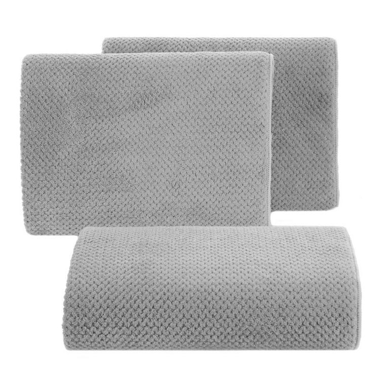 Eurofirany, ręcznik Zoe, 30-50 cm, srebrny