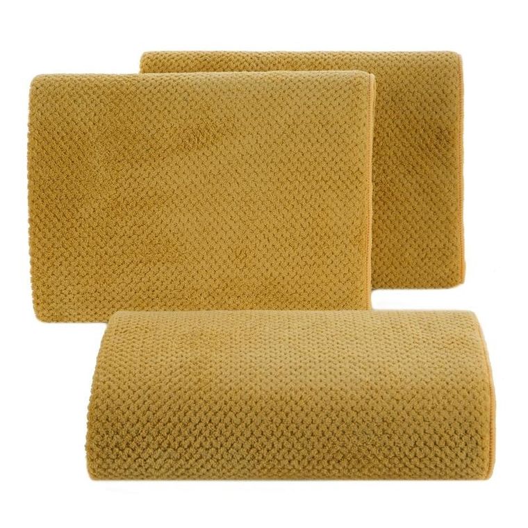 Eurofirany, ręcznik Zoe, 50-90 cm, musztardowy