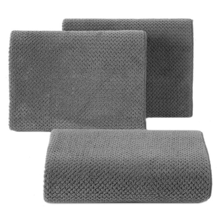 Eurofirany, ręcznik Zoe, 50-90 cm, stalowy