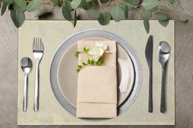 Eurofirany, serwetki, 30-40 cm, kremowy, 4 szt.